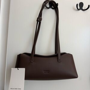 Freja Mini Chyrstie Dark Brown Shoulder Bag